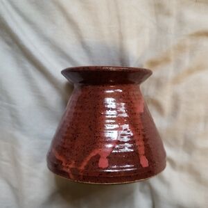 Twice Baked Pottery Handmade Ceramic Frog Vase